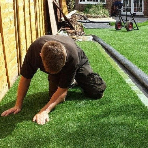 High Quality Artificial Grass  Installation On Soil & Floor