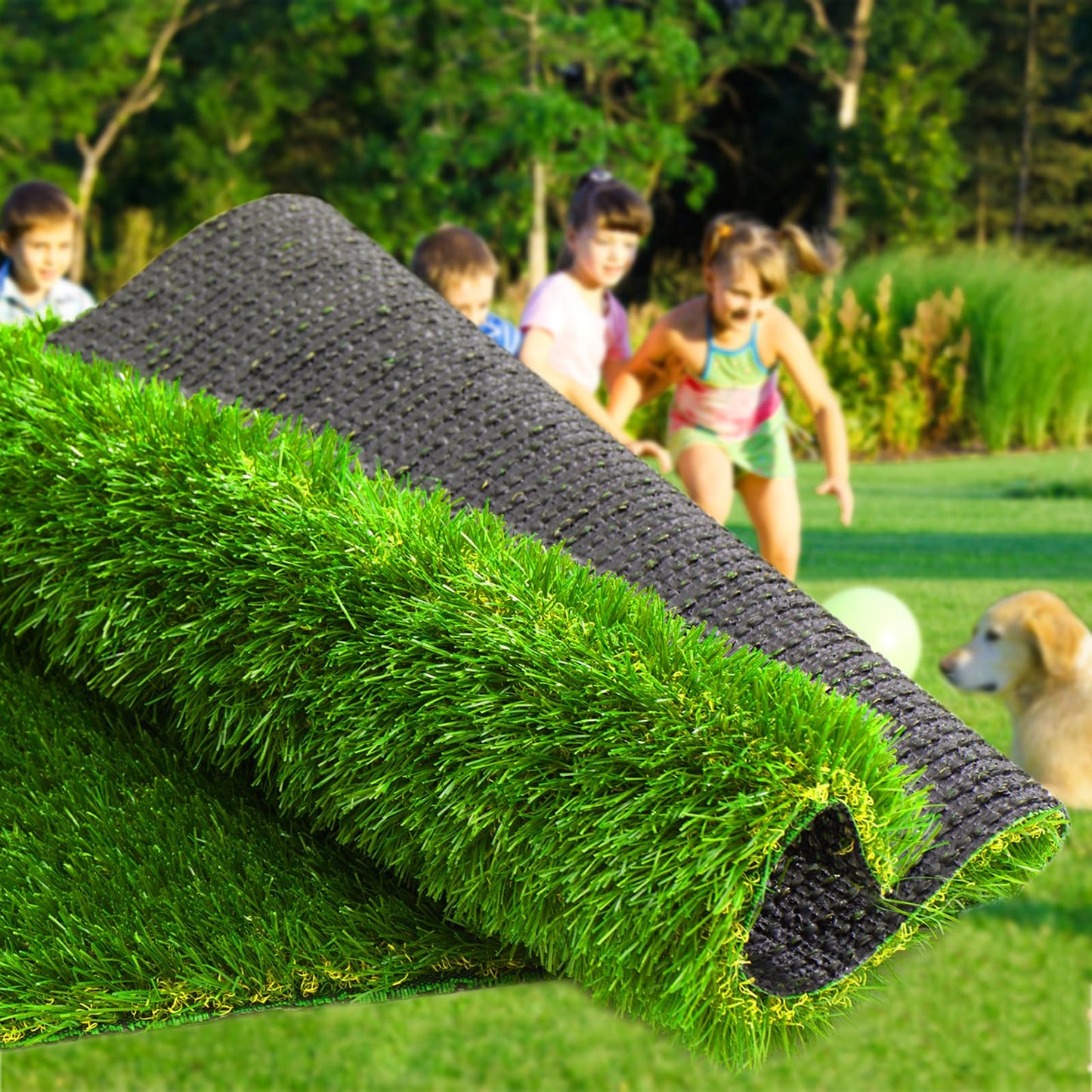 High Quality Artificial Grass  Installation On Soil & Floor